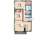 Ｄ－ｒｏｏｍ英 2LDKの間取り