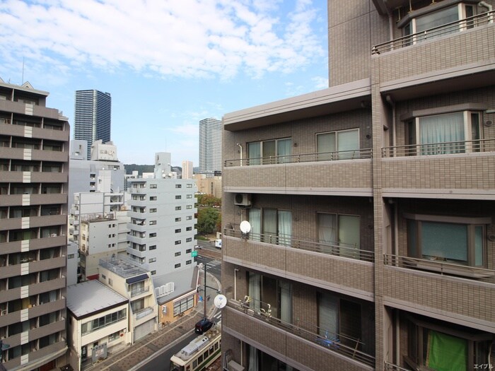 室内からの展望 レジディア比治山公園