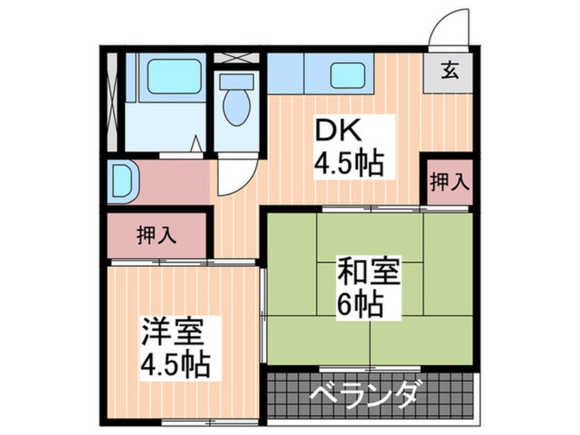 間取図 アルファ大田