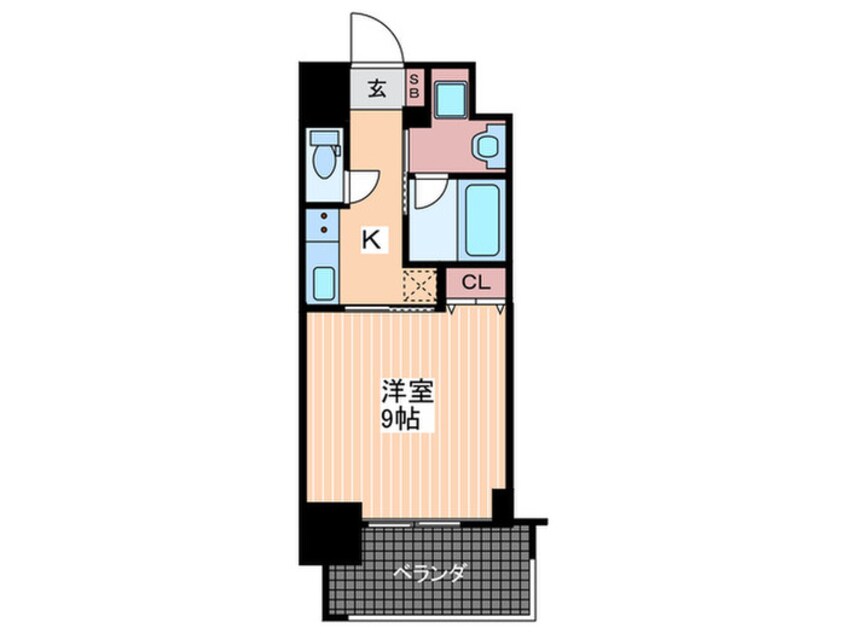 間取図 S-RESIDENCE　河原町