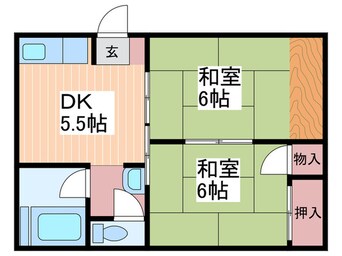 間取図 木下アパート