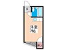 天満ビル 1Rの間取り