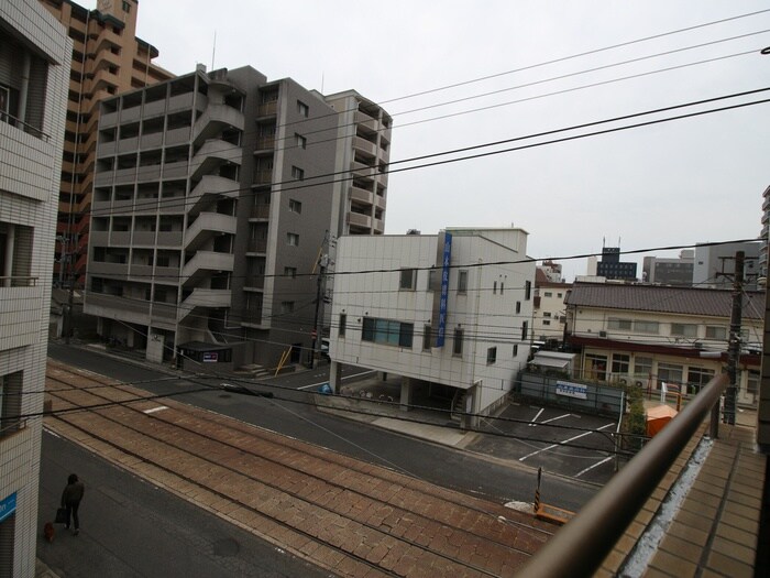 室内からの展望 天満ビル