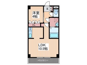 間取図 Ｃｏｕｒｔｂｌａｎｃ