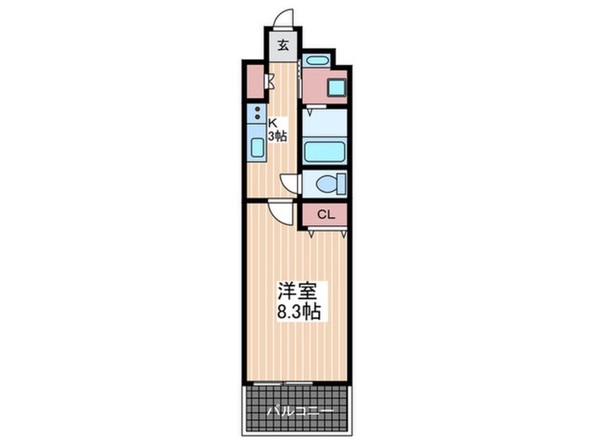 間取図 Ｌ′ｓ東荒神