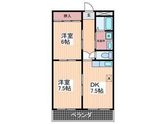 間取図 ヴェルマーレ大芝