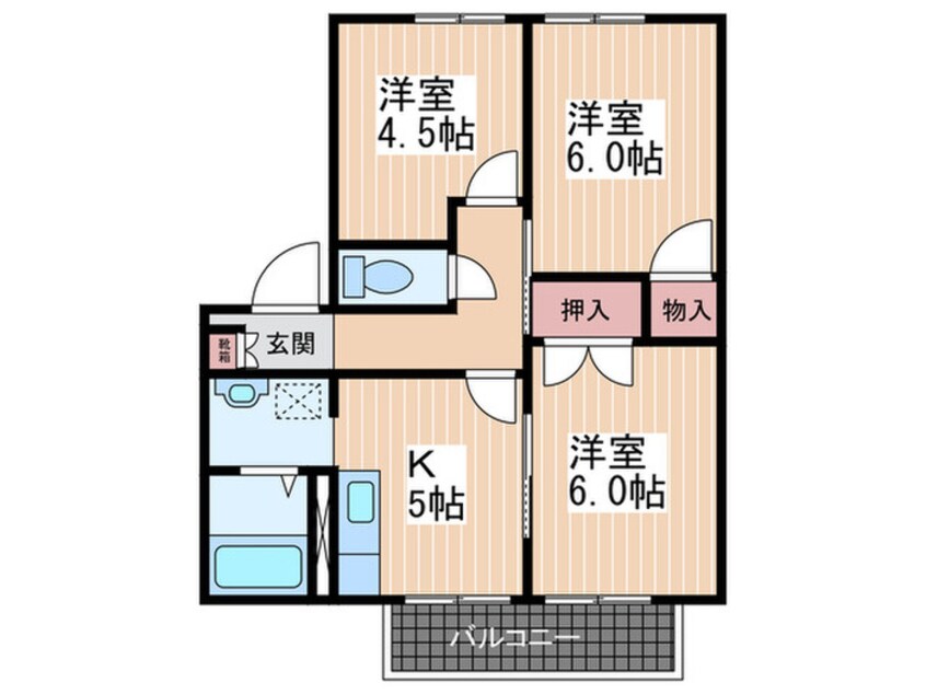 間取図 瀬野ハイライフタウンA棟