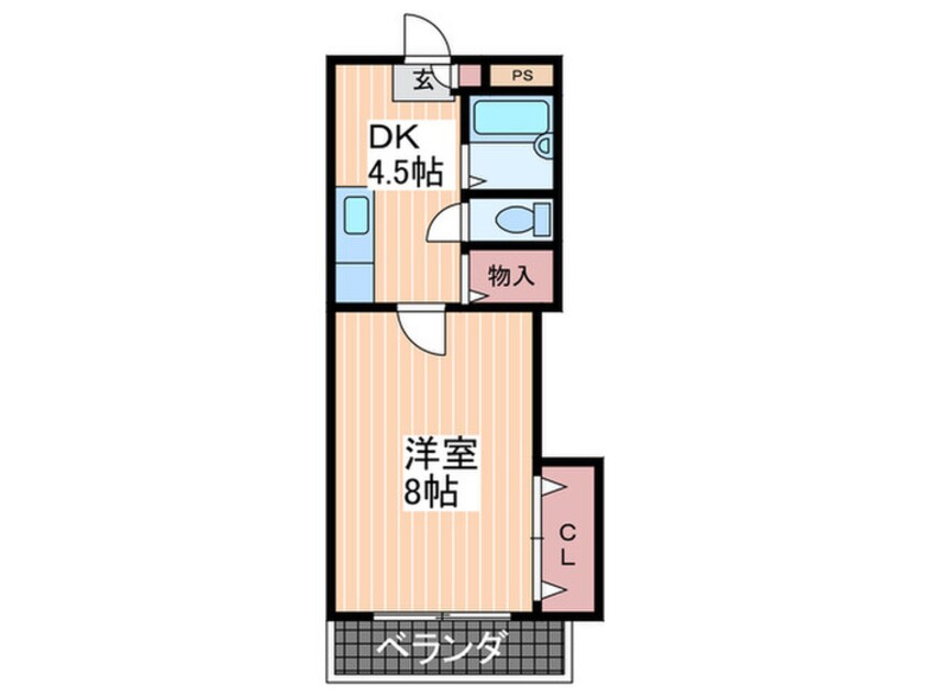 間取図 ヴェルマーレ中広