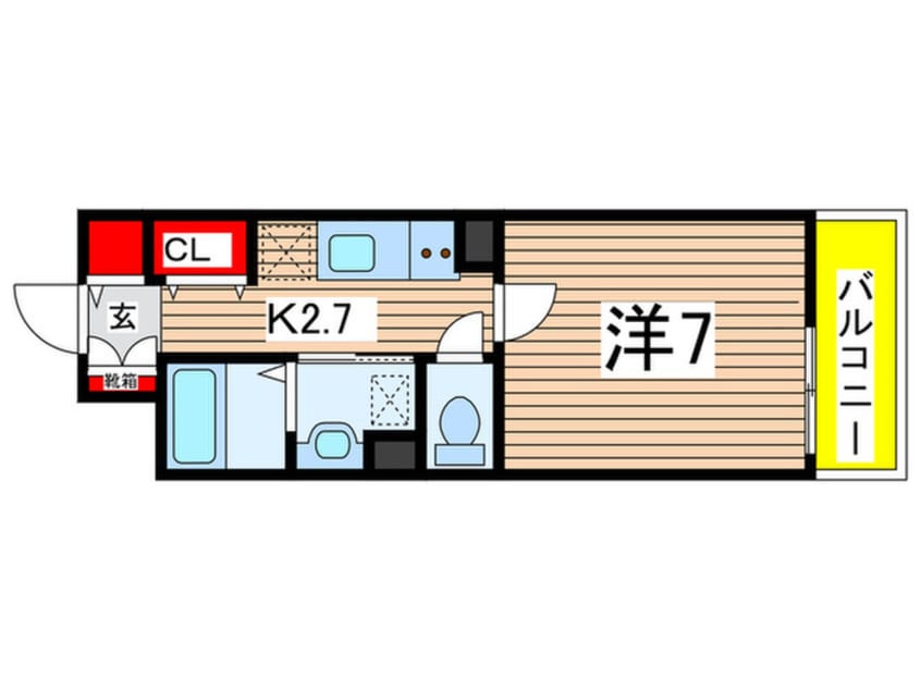 間取図 クレストコートⅠ
