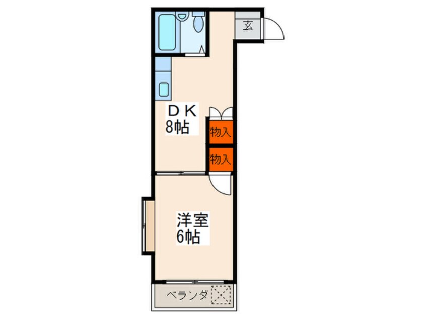 間取図 メゾン粟屋