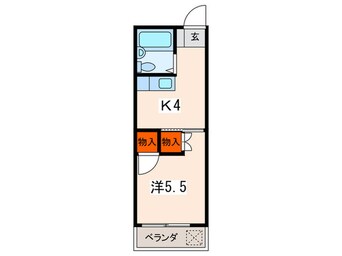 間取図 メゾン粟屋