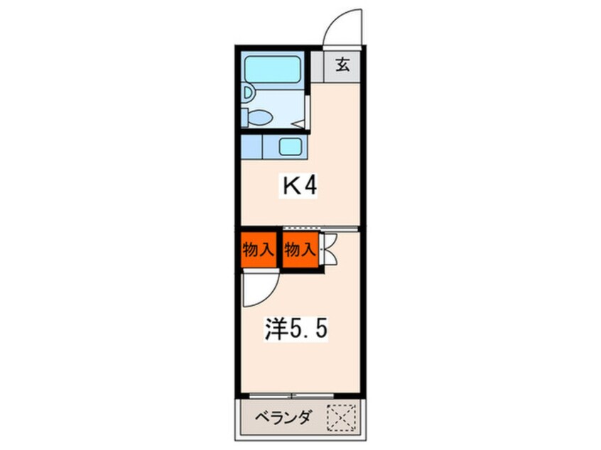 間取図 メゾン粟屋