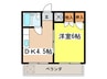 和田ビル 1DKの間取り