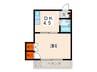 和田ビル 1DKの間取り