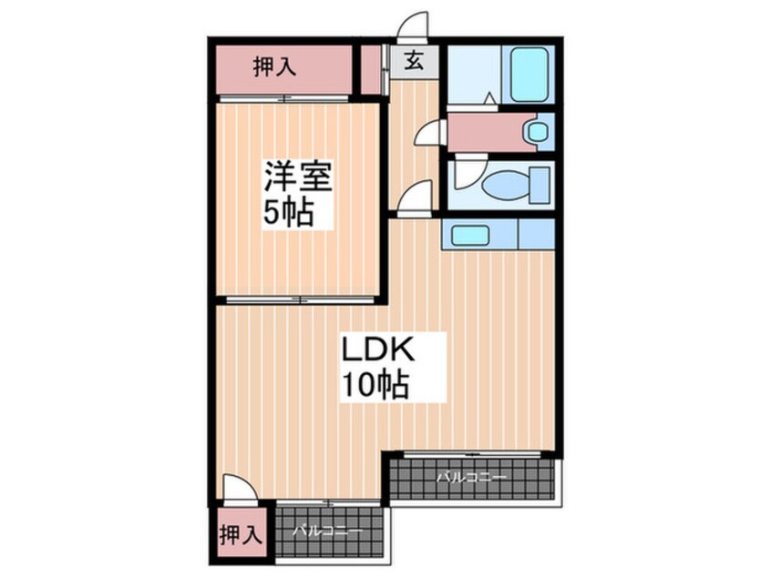 間取図 日焼ビル