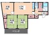 新中広ビル 3LDKの間取り