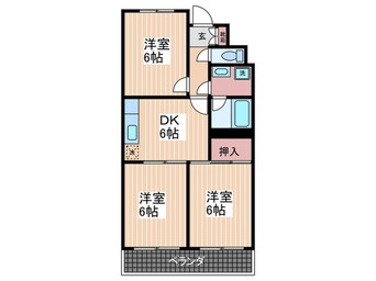 間取図 新中広ビル