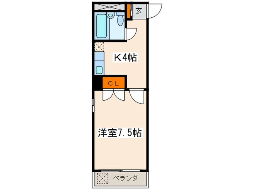 間取図 奥田マンション