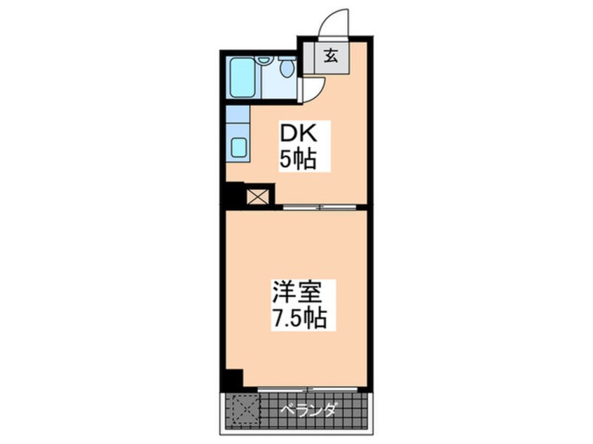 間取図 奥田マンション