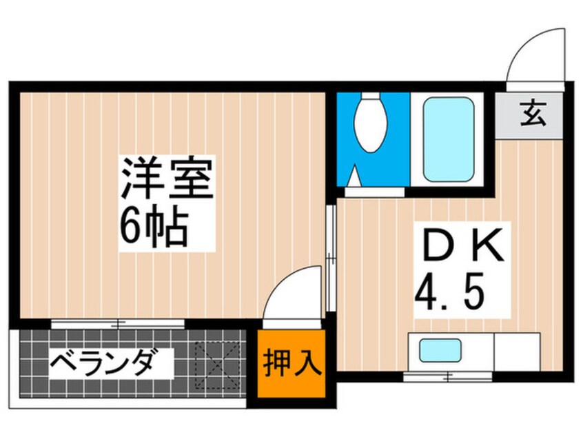 間取図 戸花マンション