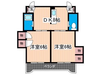 間取図 戸花マンション