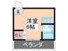 粟屋ビル 1Rの間取り