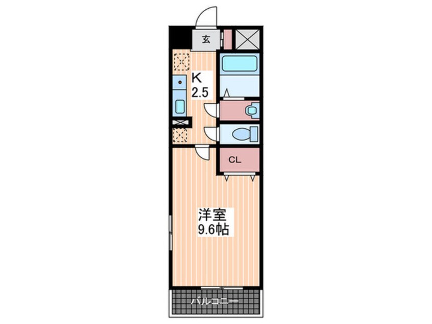 間取図 第２０友建ビル