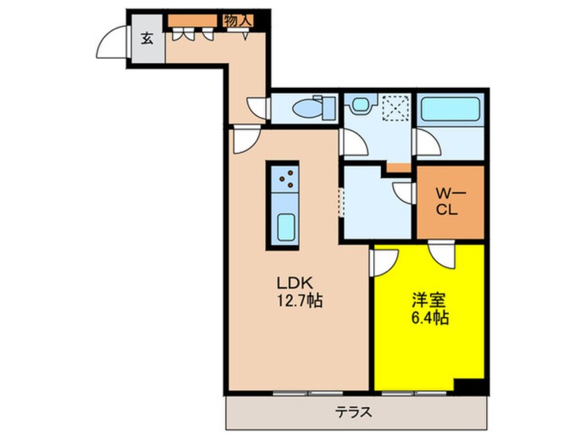 間取図 ボヌール櫻