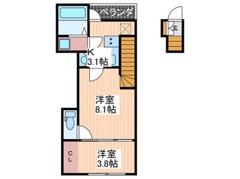 間取図 リバーノース庚午