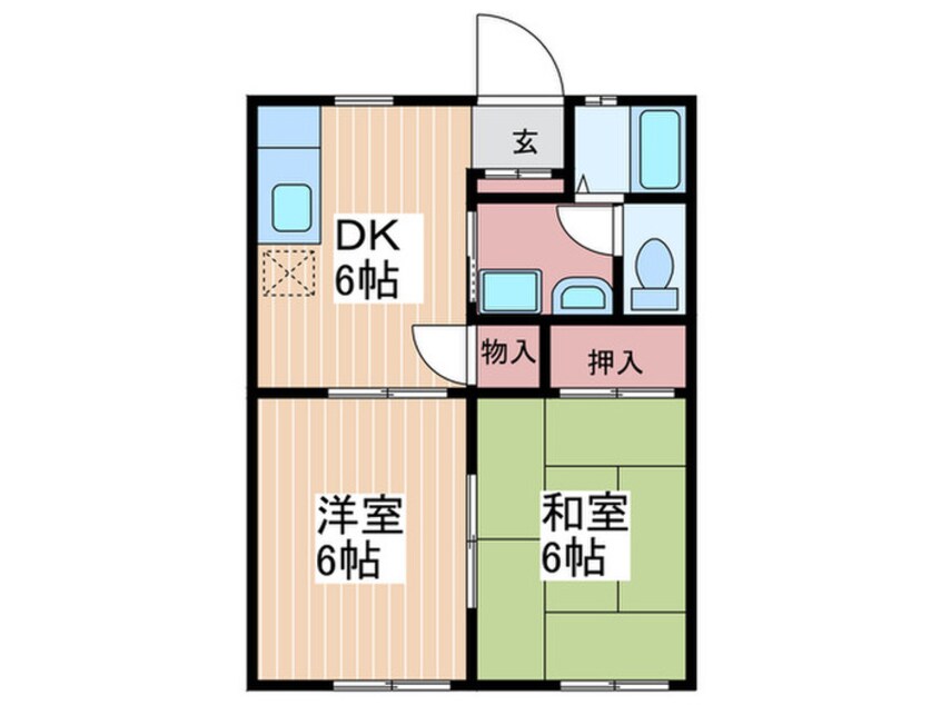 間取図 サンビーマス東雲