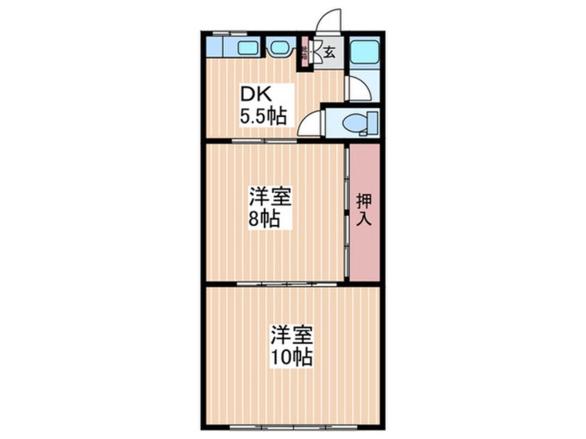 間取図 森ハイツ