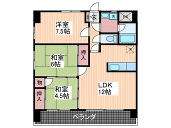 間取図 サンロード西村