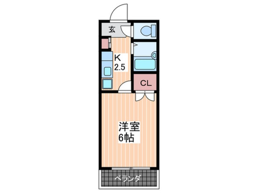 間取図 リバーパレス牛田新町