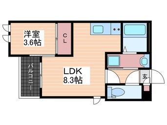 間取図 REGALEST廿日市駅前