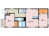Petit Maison 舟入本町 2LDKの間取り