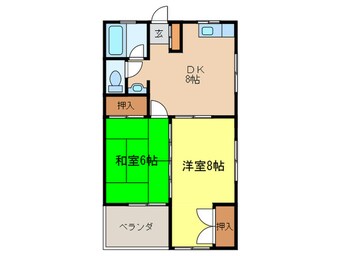 間取図 花房マンション