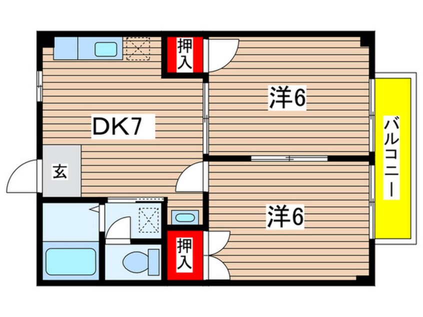 間取図 アーバンブルー中西