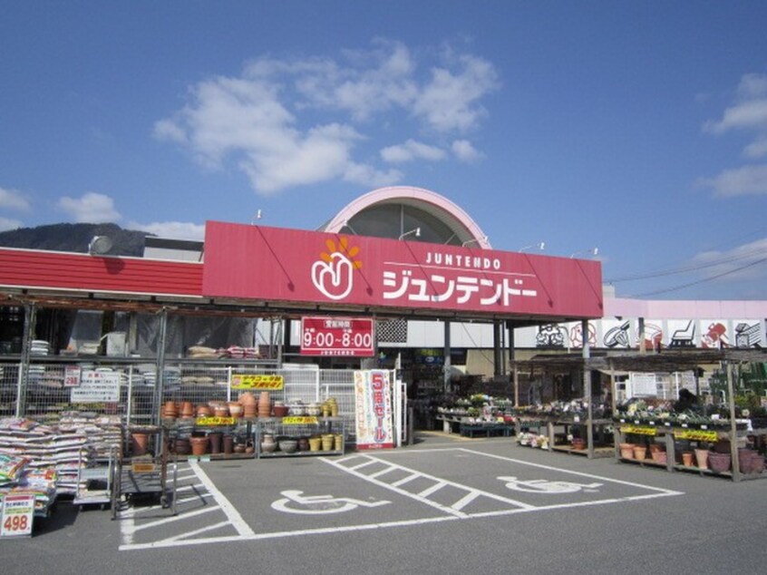 ジュンテンドー古市店(電気量販店/ホームセンター)まで550m アーバンブルー中西