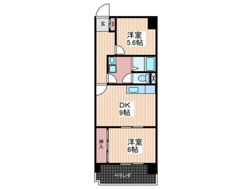 間取図 めぞん朝信