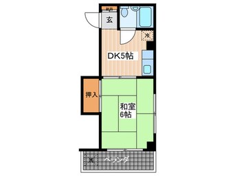 間取図 はいしげビル