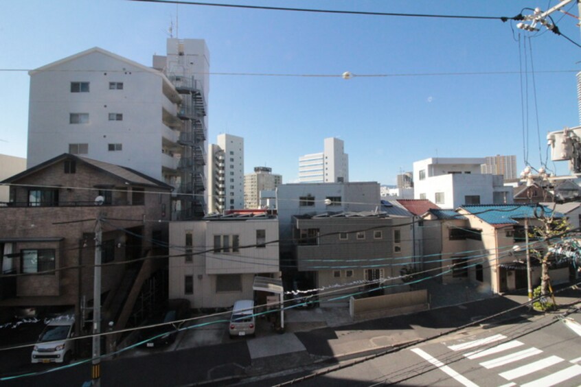 室内からの展望 はいしげビル