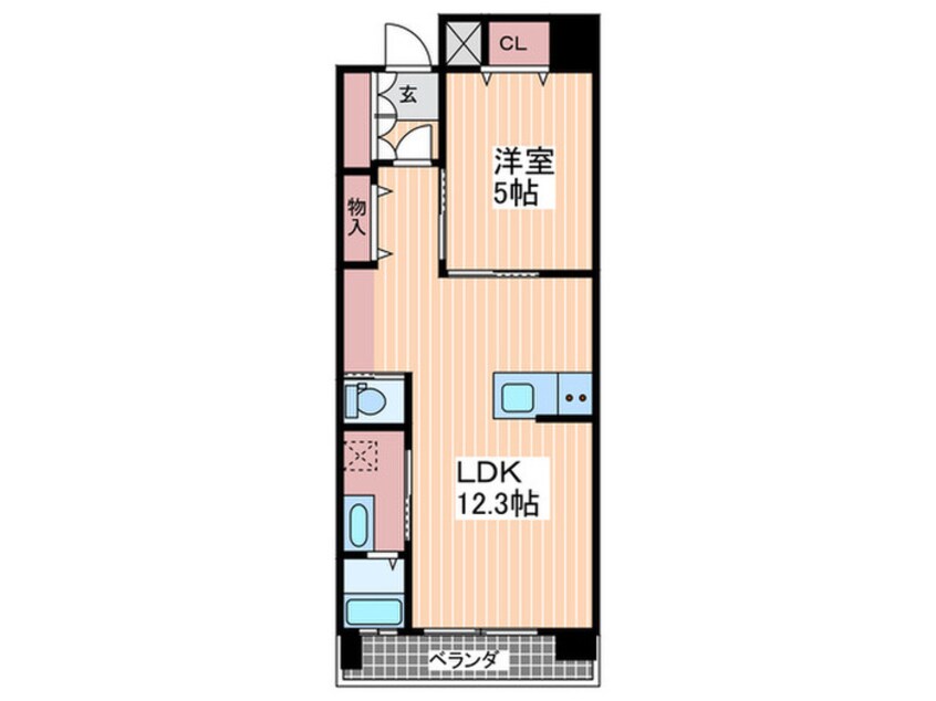 間取図 アールヴォレ楠木