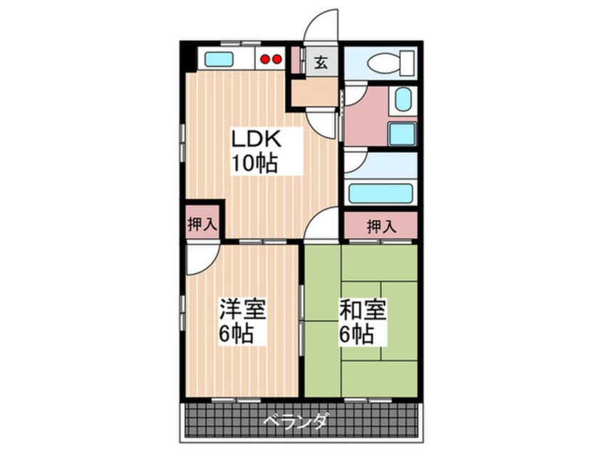 間取図 舟入清水ビル