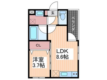 間取図 Ｎ祇園新橋