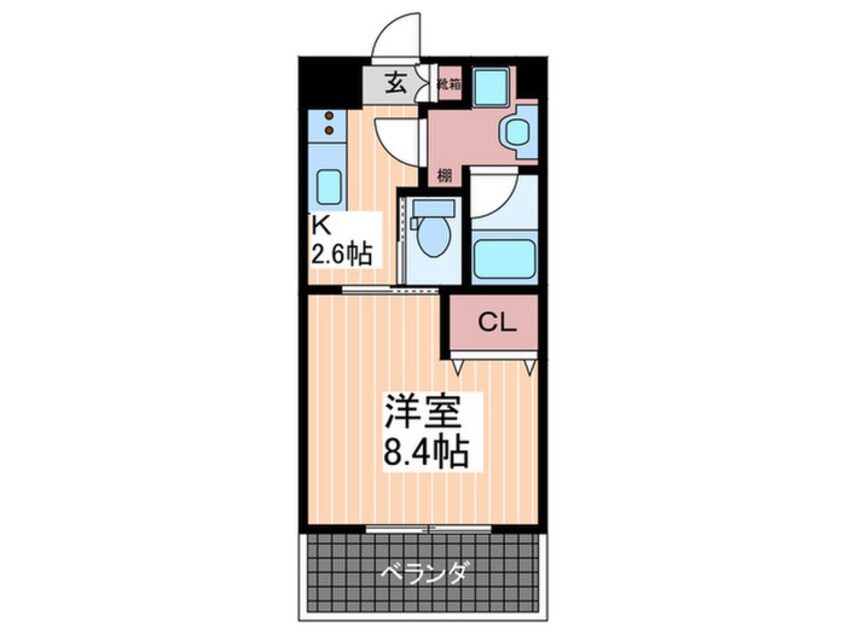 間取図 ドミトリー庚午弐番館