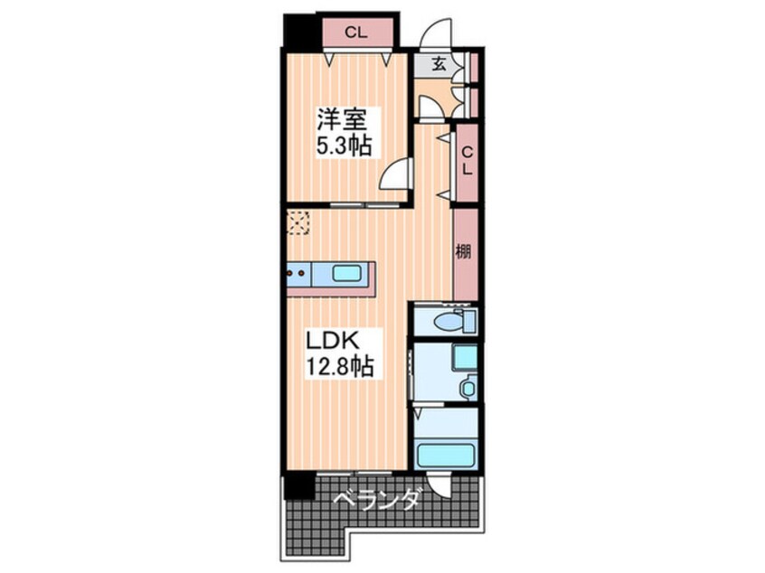 間取図 ルーベル楠木