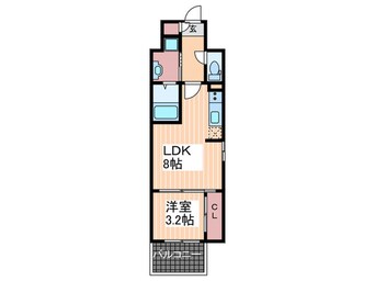 間取図 Live Casa土橋