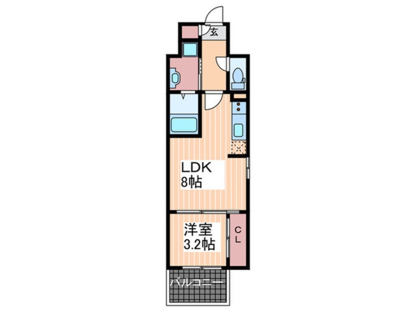 間取図 Live Casa土橋