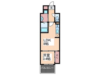 間取図 Live Casa土橋