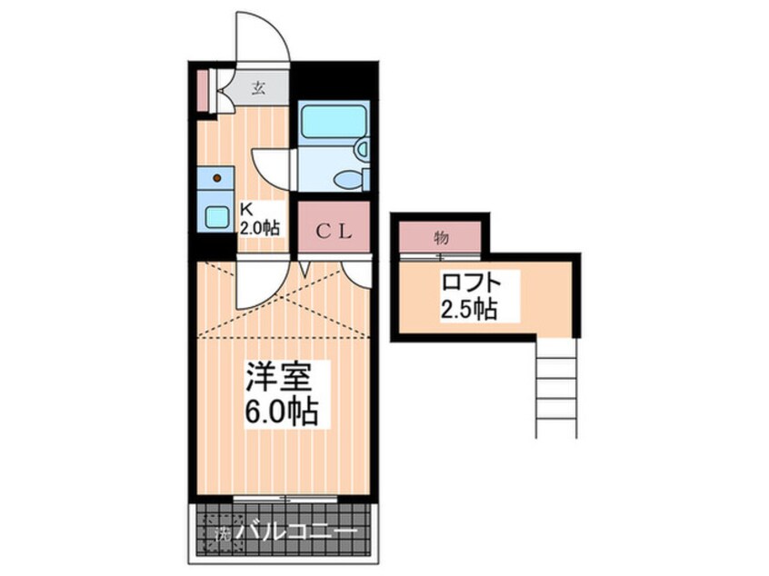 間取図 コーポタケダ